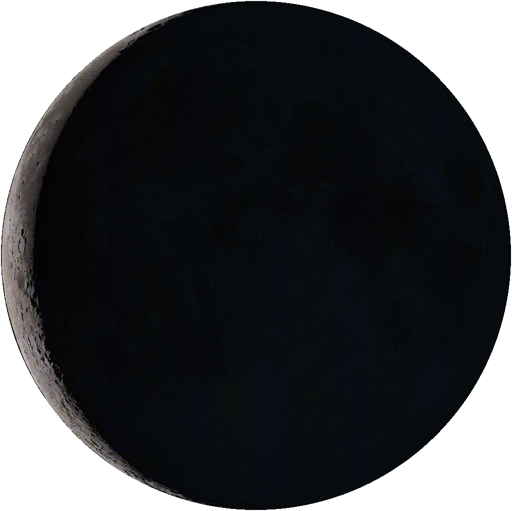 Waning Crescent, Moon at 27 days in cycle
